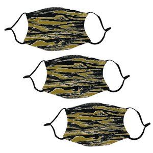 Pack of 3 Adjustable Polyester Graphic Face Mask